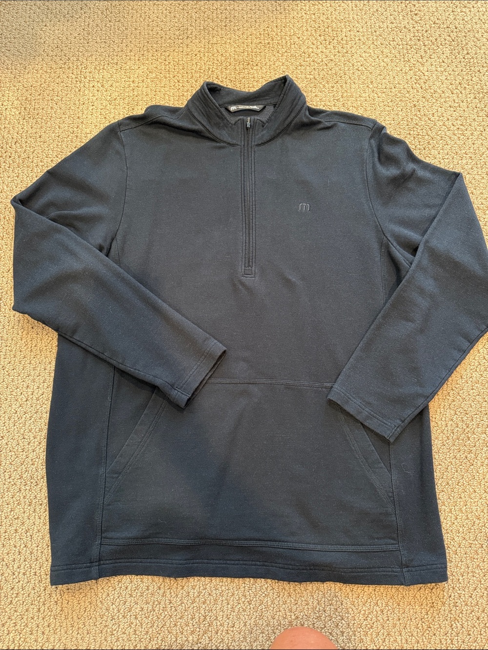 Travis Matthew Quarter-Zip Pullover Sweatshirt - Black